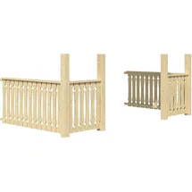 SKANHOLZ Skan Holz Brüstung für Vordach Bern und Toronto 420 cm x 200 cm