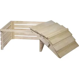 Dobar Mährobotergarage mit abnehmbarem Dach natur