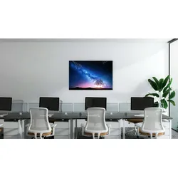 ALLboards Glasbild MILCHSTRASSE UND BAUM 90×60 cm + Zubehörset