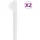 vidaXL Wintervlies 2 Rollen 70 g/m2 10 x 1,6 m