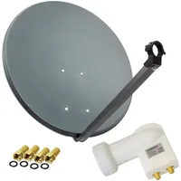 PremiumX PXA80 anthrazit + Twin LNB