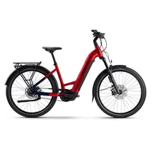 Haibike Trekking 9 Low 2025 27,5 Zoll RH 45 cm dynamite red/blue