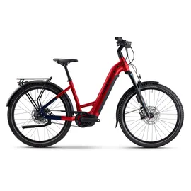 Haibike Trekking 9 Low 2025 27,5 Zoll RH 45 cm dynamite red/blue