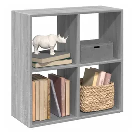 vidaXL Bücherregal 69,5 x 29 x 69,5 cm Grau