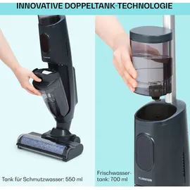 Klarstein Caswell Plus Nass-/Trockensauger kabellos akkubetrieben LED-Display