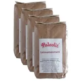 4 x 500g Leinsamenmehl teilentölt Glutenfrei Leinmehl Vegan