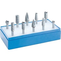 FORMAT Frässtift-Satz HM C Schaft-ø6mm 10-teilig
