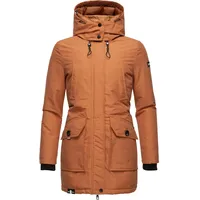 Navahoo Winterjacke braun / schwarz M