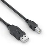 Sonero Sonero® USB 2.0 Kabel, aktives Verbindungskabel mit Signalverstärker, Druckerkabel, USB-A auf USB-B Stecker, 480 Mbit/s, 10.0m, schwarz