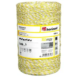 Horizont Weidezaunlitze ranger W3 1000 m Gelb/Weiß
