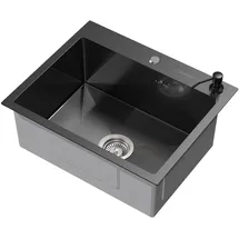 ML-Design Edelstahl Küchenspüle Einbauspüle mit Ablaufgarnitur