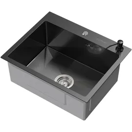 ML-Design Edelstahl Küchenspüle Einbauspüle mit Ablaufgarnitur