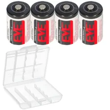 Eve 4x EVE Lithium 3,6V Batterie ER14250 1/2 AA ER 14250 + Box