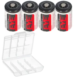 Eve 4x EVE Lithium 3,6V Batterie ER14250 1/2 AA ER 14250 + Box