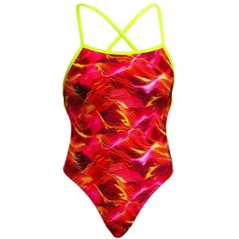 Funkita Badeanzug Damen Saucy Sonar Rot 34