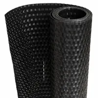vidaXL Balkon Sichtschutz, Balkonbespannung Rattan-Optik, Sonnenschutz Windschutz für Terrasse Garten, Balkonverkleidung Balkonabdeckung, Schwarz 500x90cm Poly Rattan