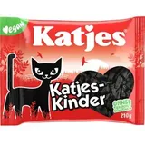 Katjes Lakritz Katjes-Kinder, süß & gesalzen, vegan, ohne künstliche Farbstoffe, 210 g