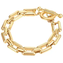 Lulu & Jane Armband Metall-Legierung in Gelbgold Armbänder & Armreife   Damen 