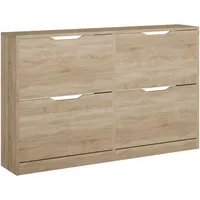 Vicco Luca 116,6 x 72,5 x 22 cm mit 4 Fächer braun