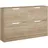 Vicco Luca 116,6 x 72,5 x 22 cm mit 4 Fächer braun