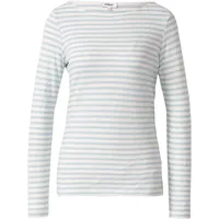 s.Oliver Longsleeve in Streifen-Optik mit U-Bootausschnitt - 42
