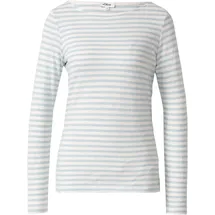 s.Oliver Longsleeve in Streifen-Optik mit U-Bootausschnitt - 42