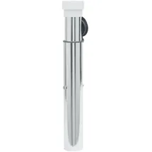vidaXL Bodenhülse für Sonnenschirm Aluminium Silbern