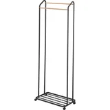 YAMAZAKI Tower Garderobe, Stahl, Schwarz, One size