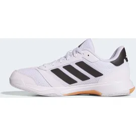 adidas Ligra 8 Indoor, Damen Handballschuhe, weiß, Größe 38 EU Hallenschuhe