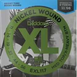 D'Addario EXL117 Medium Top/Extra Heavy Bottom