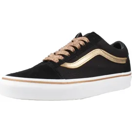 Vans Old Skool Damen Schwarz/Gold 38,5