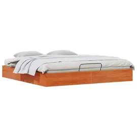 vidaXL Ottoman Bettgestell 200 x 200 cm Braun