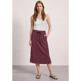 STREET ONE Midirock Damen Gemustert Rosa 40