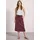 STREET ONE Midirock Damen Gemustert Rosa 40