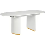 Beliani Dulverton 90 x 75 x 160/200 cm weiß