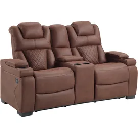 Atlantic Home Collection Couch 2-Sitzer braun