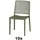 Siena Garden Urban Lights Stapelstuhl 56 x 56 x 80 cm olive 10 St.
