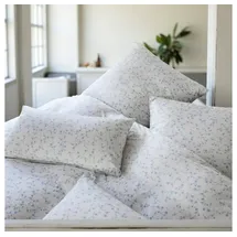 ELEGANTE Solid Jersey bleu 155 x 220 cm + 40 x 80 cm