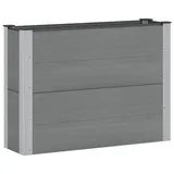 vidaXL Hochbeet 100 x 30 x 72 cm Grau