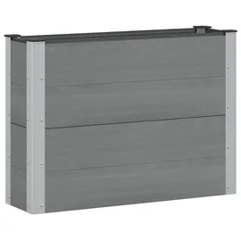 vidaXL Hochbeet 100 x 30 x 72 cm Grau