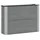 vidaXL Hochbeet 100 x 30 x 72 cm Grau