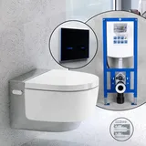 Geberit AquaClean Mera Classic Komplett-SET Dusch-WC mit neeos Vorwandelement,, 146200211+16746BM#SET, Classic