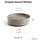 Ecopots Amsterdam Untersetzer mit Rollen Ø 28,7 x 8,3 cm