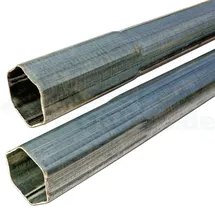 Easymount Steckmast Set Stahl ø 48mm 190cm mit Mastkappe