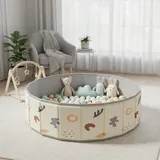Faltbarer Hundepool | Planschbecken für kleine Kinder, faltbar – 39, 37 Zoll großer Spielraum für den Innen- und Außenbereich, inklusive Aufbewahrungstasche