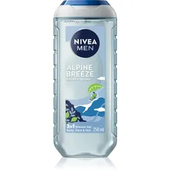 NIVEA MEN Alpine Breeze Duschgel für Haare und Körper 250 ml