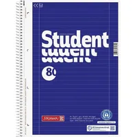 Brunnen Collegeblock Student Recycling A4, liniert, mit Randlinie innen