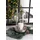 Edzard Windlicht Bora Keramik/Glas Silber-Optik