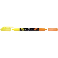 Pentel Twin Checker Textmarker Mehrfarbig
