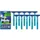 Gillette Blue II Plus Slalom Einwegrasierer 10er